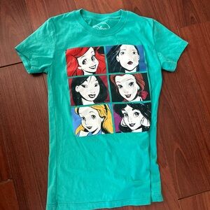 Disney Teal Princess Short Sleeve Tee